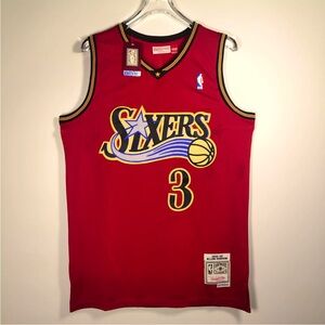 Mitchell & ness allen iverson jersey size large brand new never worn